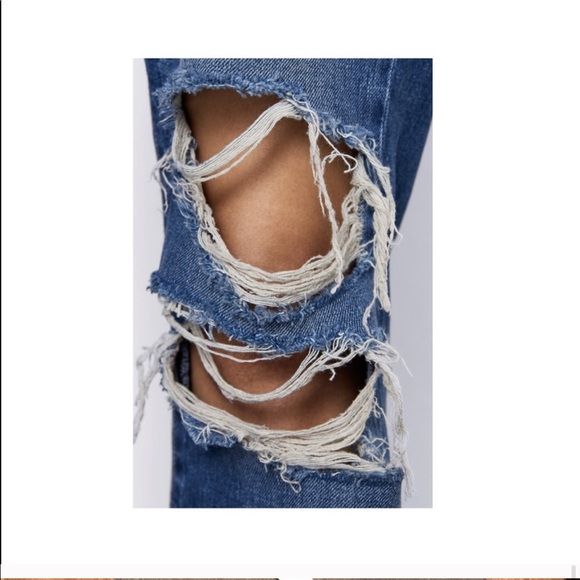 NEW!! HP 🥳Zara Highwaisted Straight Leg Jeans - Picture 6 of 15